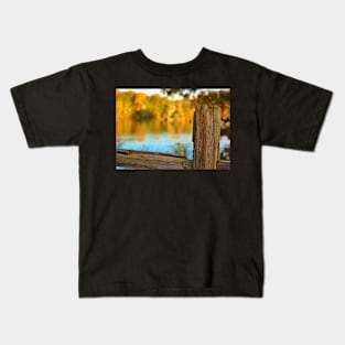 Fall Fence Post Kids T-Shirt